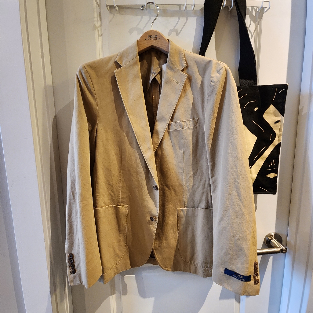 Polo Ralph Lauren Rl Khaki Chino Jacket 40r Nwt